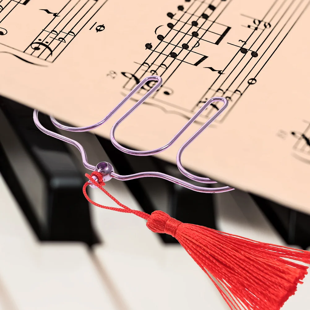 Clip para partitura de música, clip para partituras, clip para notas musicales, soporte para partituras de piano, soporte para partituras en forma de nota musical