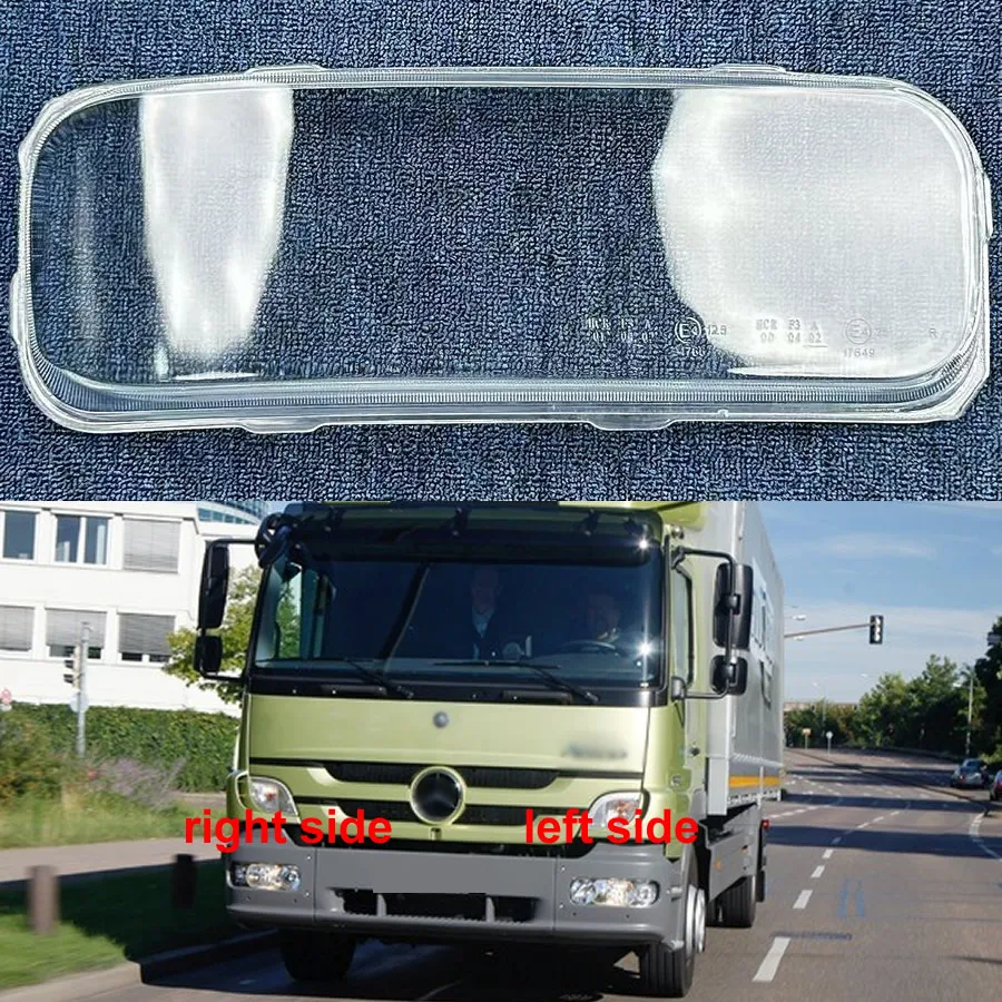 

Для Benz Atego 2004 2005 2006-2013 корпус фары прозрачная маска крышка корпус фары из плексигласа замена оригинальных линз