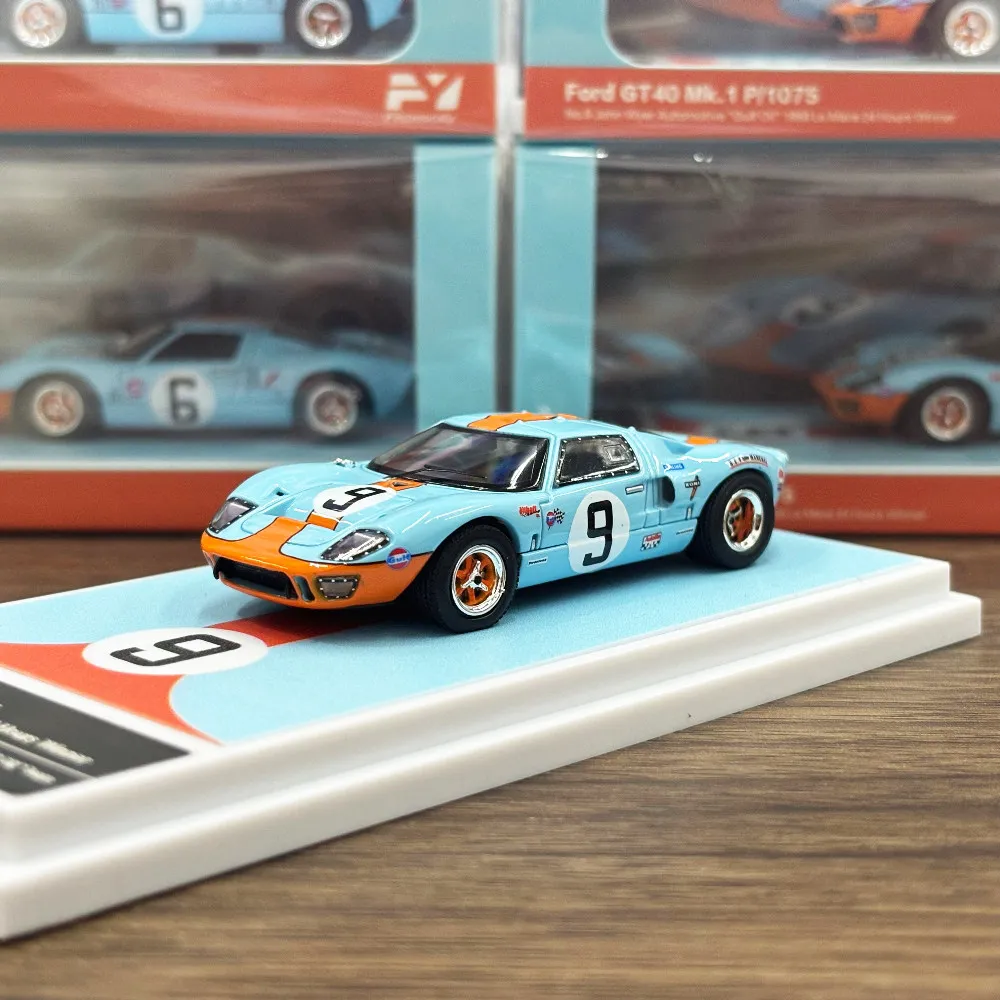

Findclassically 1:64 Ford GT40 MK1 Le Mans 9 # Коллекционные модели автомобилей из литого под давлением сплава, игрушки для мальчиков