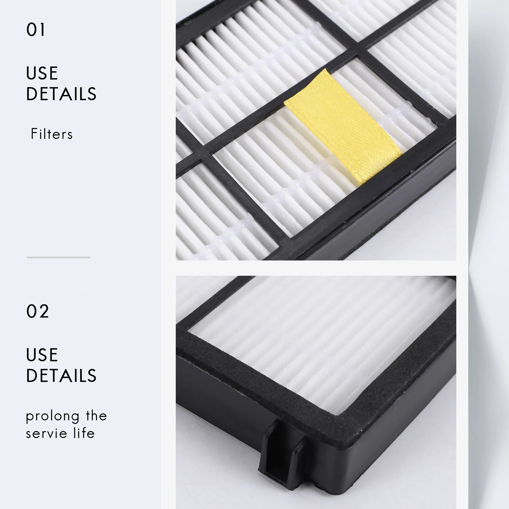 Rolo principal escova kit de pele do pneu para irobot roomba 800 900 série 870 880 980 aspirador peças robô