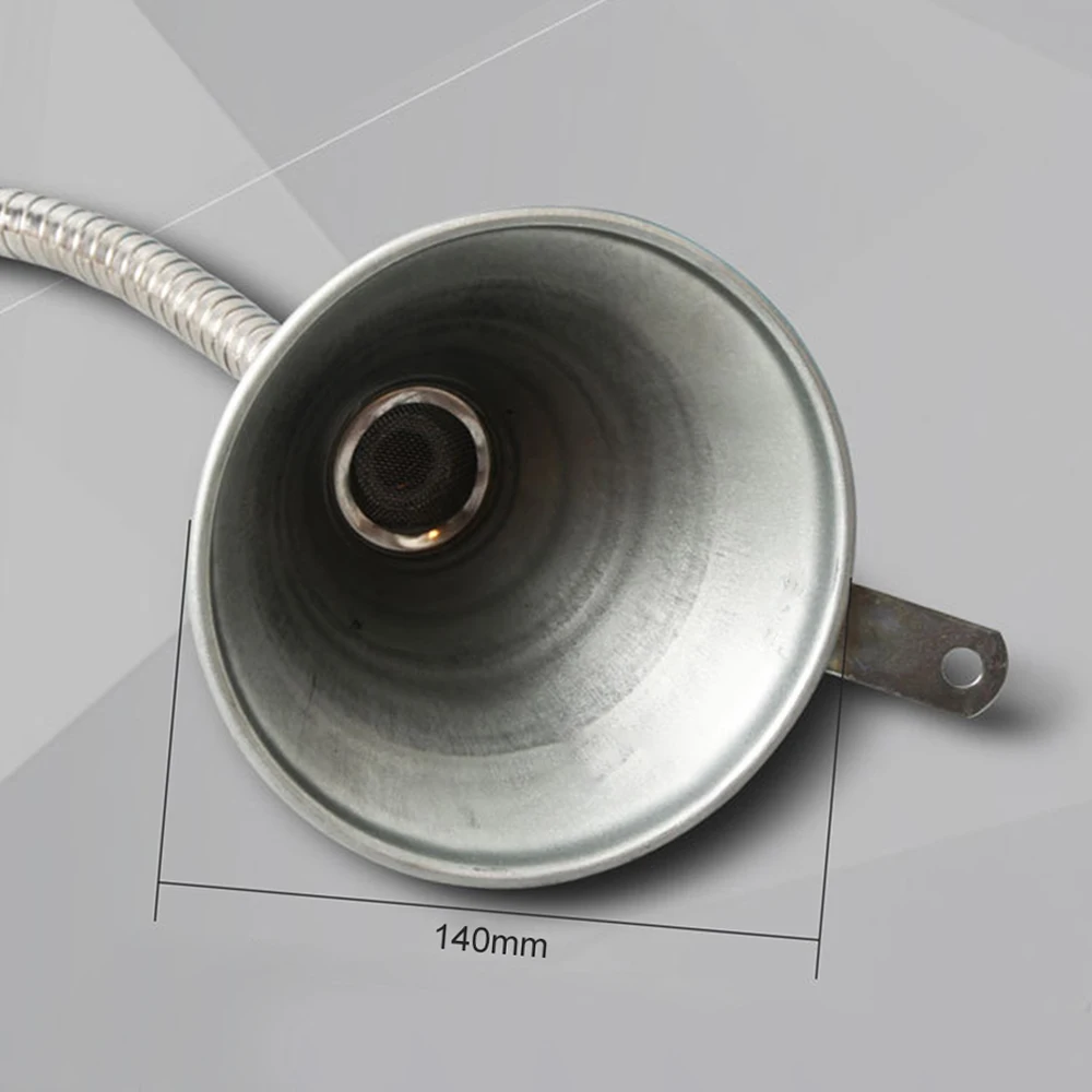 Metal Funnel Flexible 37cm/63cm for Car and Motorcycle Emergency Refueling Metal Funnel Flexible for Emergency Refueling