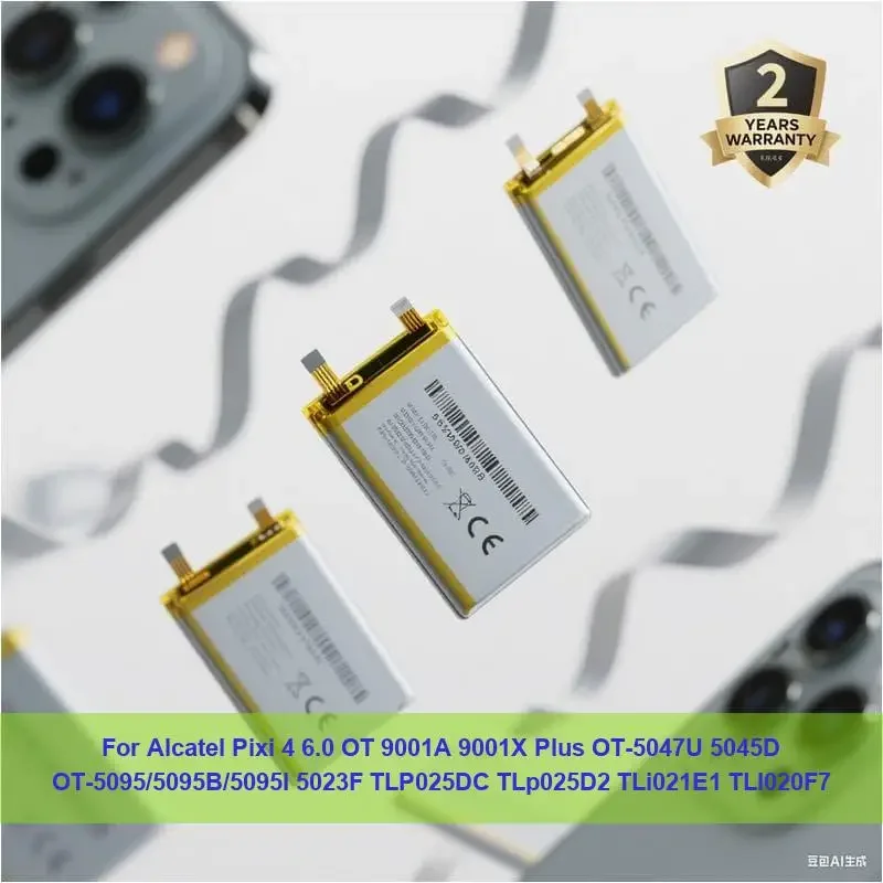 

Battery For Alcatel Pixi 4 6.0 OT 9001A 9001X Plus OT-5047U 5045D OT-5095/5095B/5095I 5023F TLP025DC TLp025D2 TLi021E1 TLI020F7