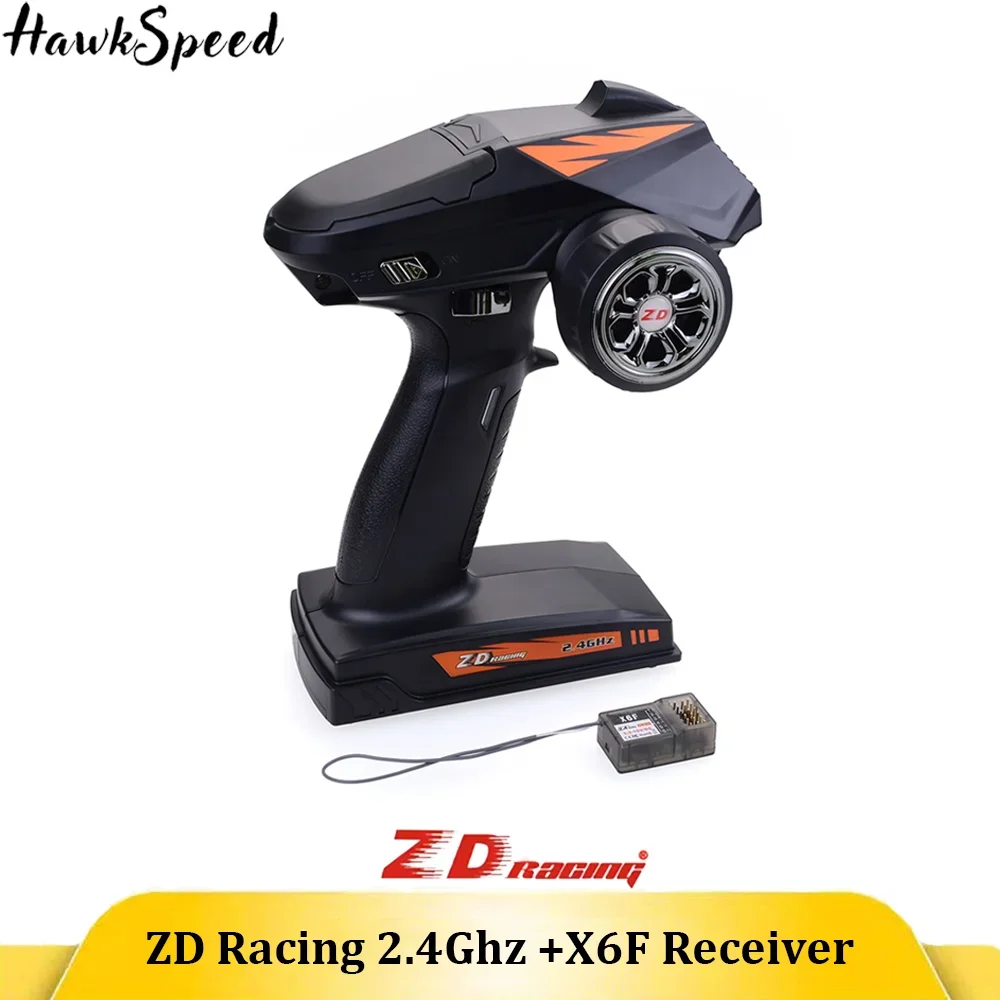 ZD 레이싱 2.4GHz 4채널 무선 조종 세트 500M 범위 RC 자동차 보트 탱크 SCX10 TRX4 취미용