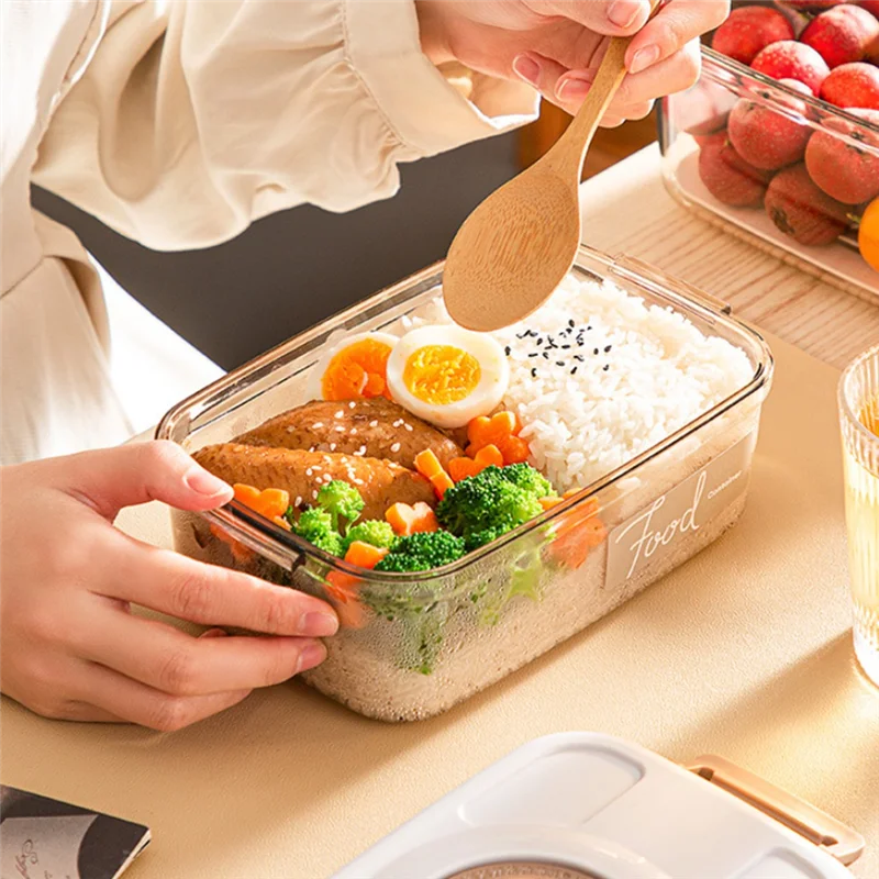 

J1UL1N Smart Automatic Vacuum Sealer With Vacuum Seal Food Storage Container Set 1.2L/2.1L Vacuum Fresh-Keeping Box Sealed Jar