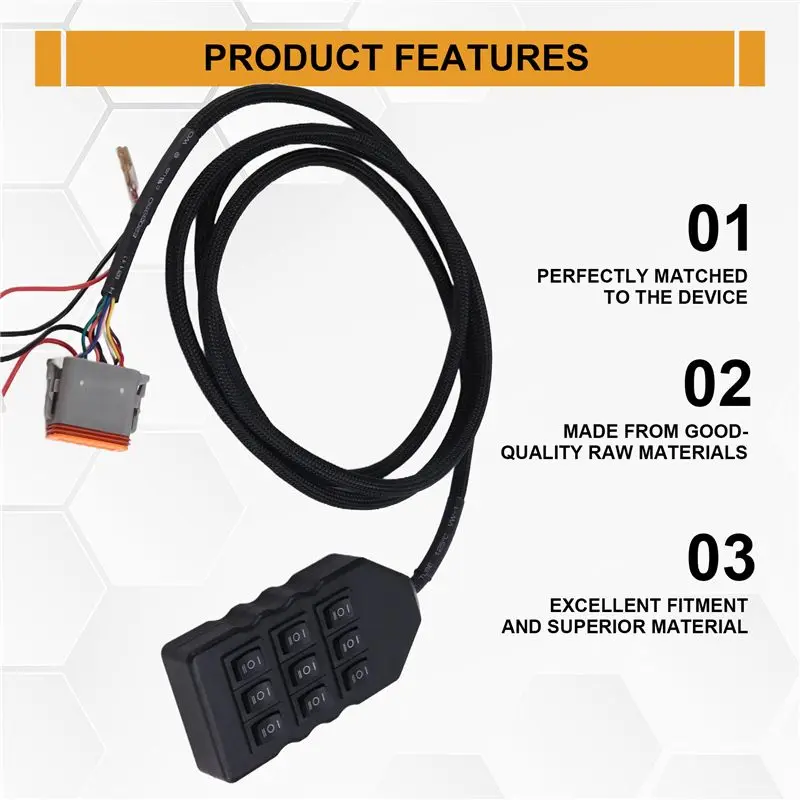 9 Button Handle Solenoid Valve Controller 8-Corner Solenoid Valve Remote Controller For SMV-02 AA-VU8-X67A