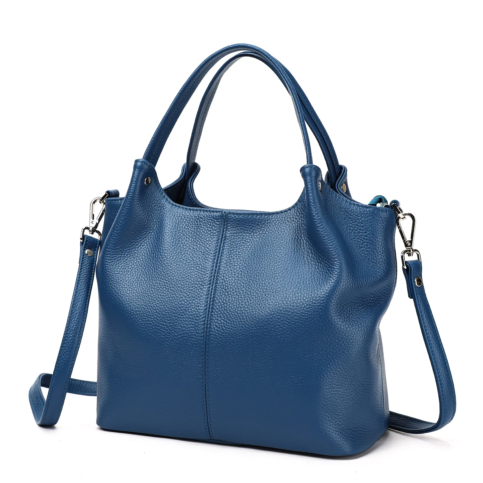 

Soft Leather Handbags for Women Vintage Shoulder Bag Luxury Designer Ladies Large Capacity Bags Sac A Main