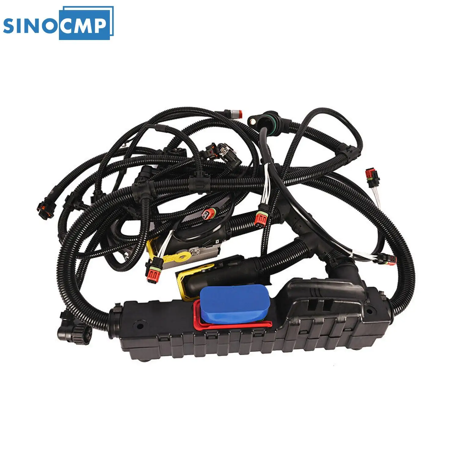 21443770 SINOCMP 1PCS Engine Wiring Harness For 2009-2012 Volvo D13 Excavator With 6 Months Warranty