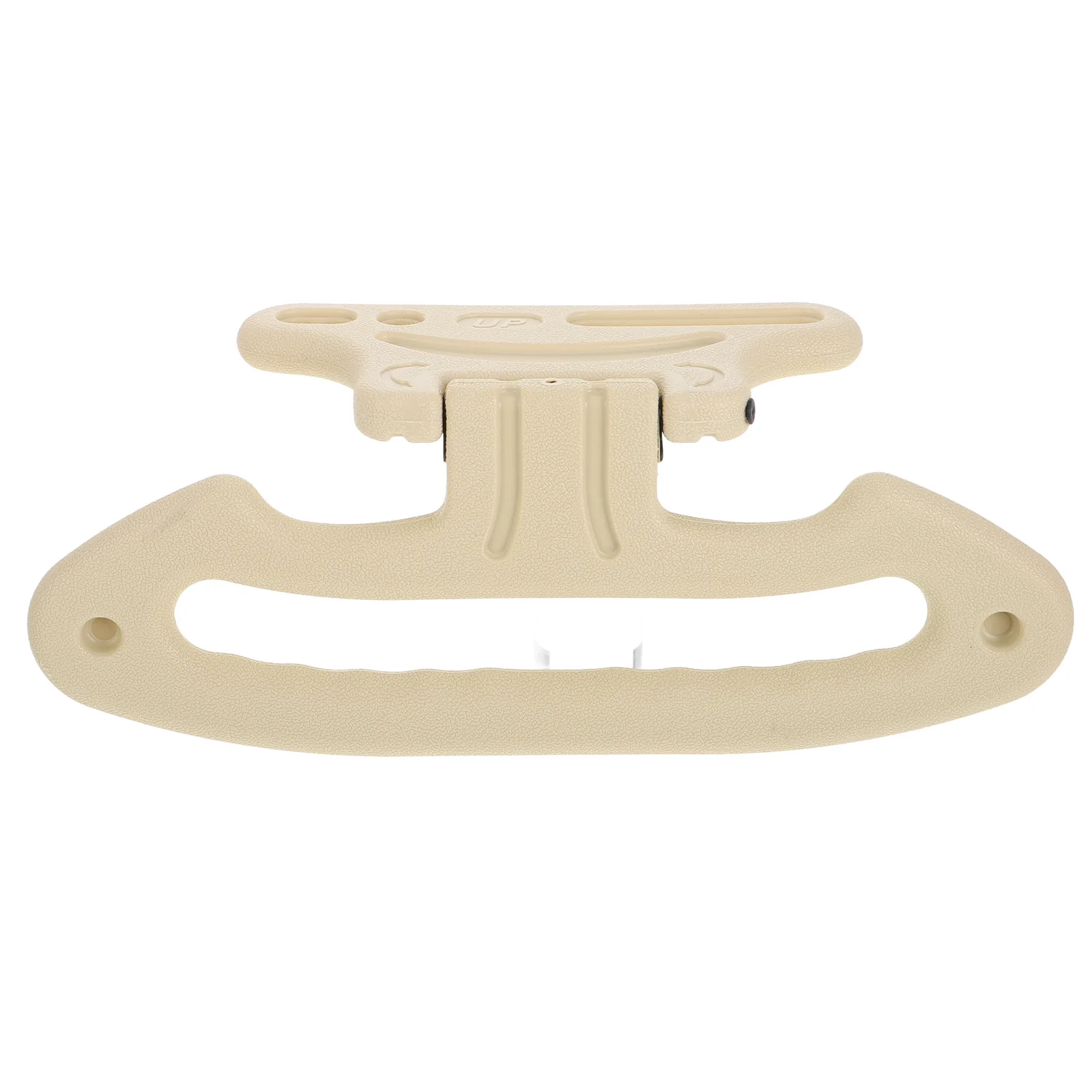

Beige Car Clothes Hanger Plastic Multifunctional Headrest Hooks Purse Holder Car Seat Back Hook Interior Accessories