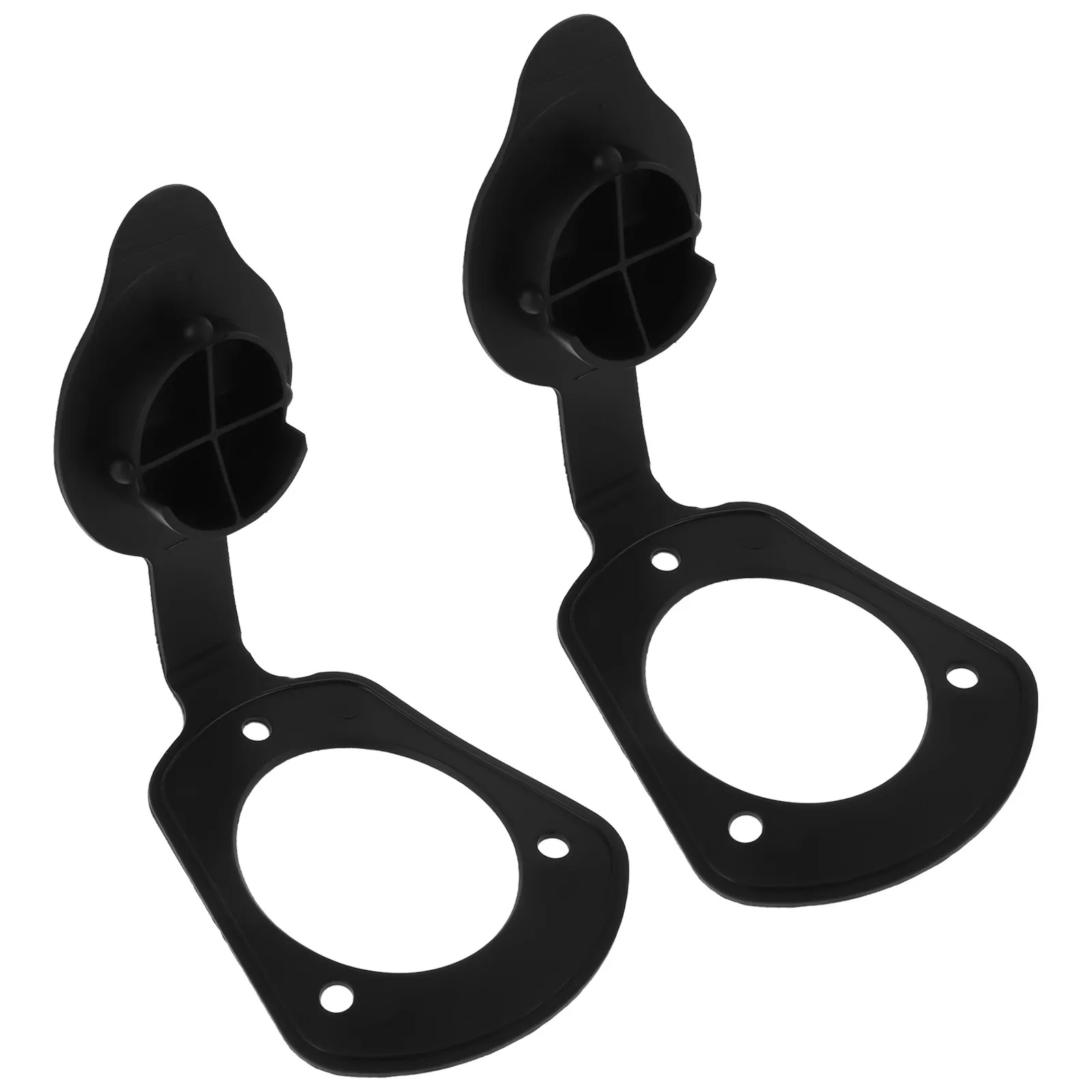 2Pcs Antislip Flush Mount Rod Holder Cap Gasket Kit for Kayak Boat Fishing Enhanced Stability Friction Protection Quick Install