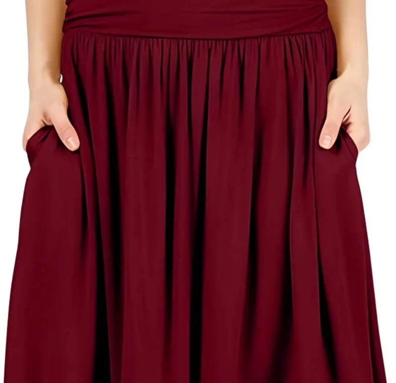 Jupe slim à poches plissées, décontractée et polyvalente, pour femmes européennes et américaines, nouvelle collection été