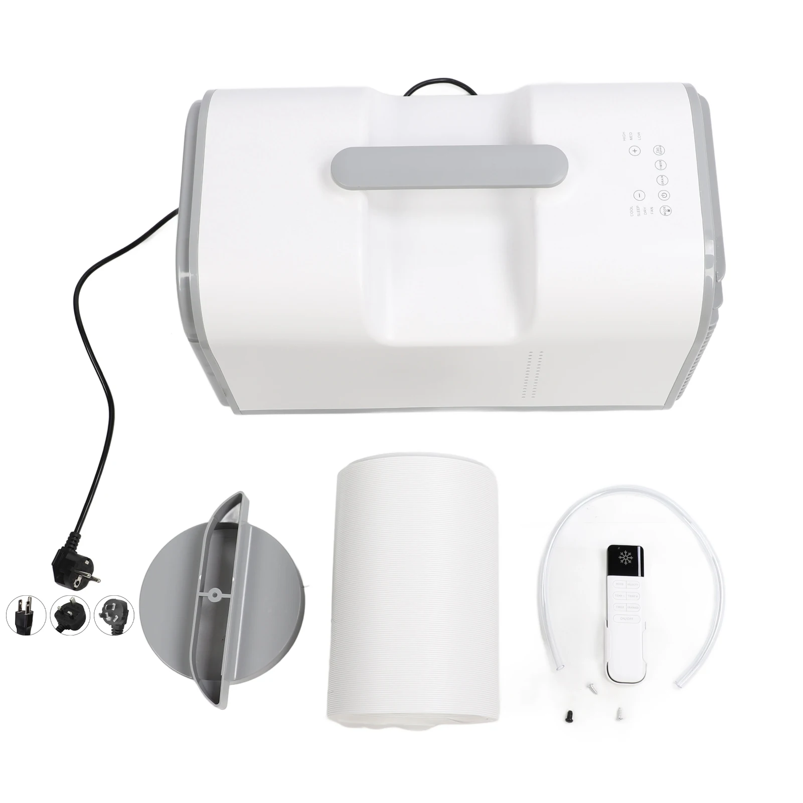 مكيف هواء محمول 330 وات 4400 وحدة حرارية بريطانية، وضع بارد دافئ، مبرد هواء منخفض الضوضاء مع جهاز تحكم عن بعد لمكتب غرفة النوم والتخييم في الهواء الطلق