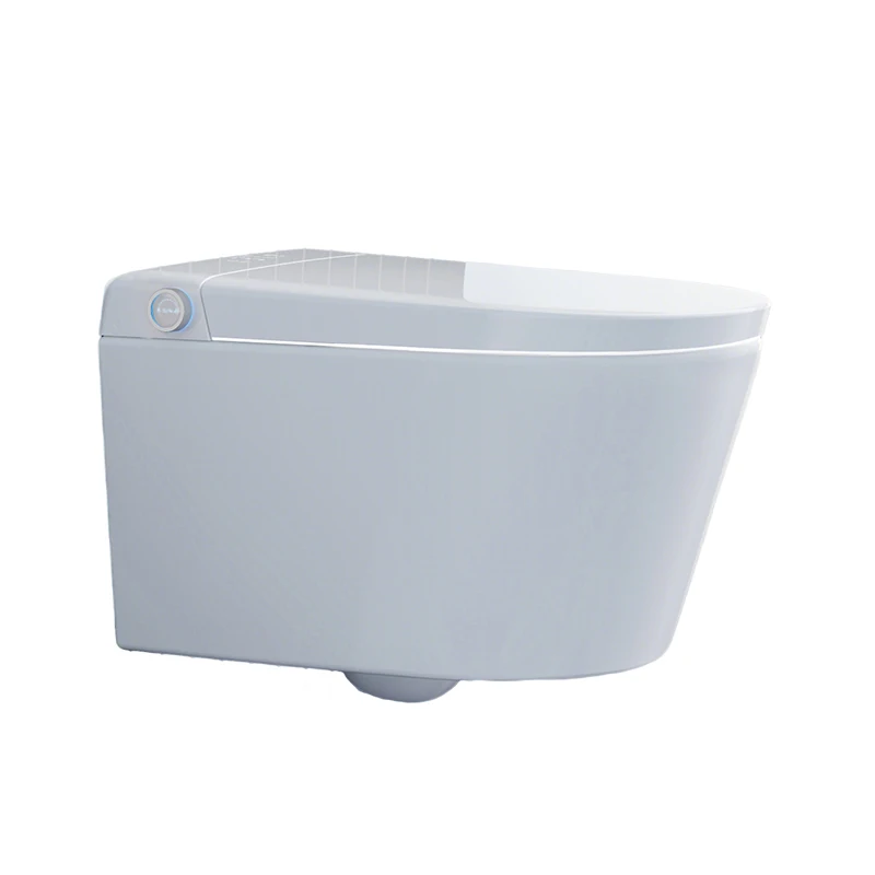 8813T Dayao Simple White Elongated Wall-hung One Piece Smart Intelligent Automatic Flushing Remote Control Heated Seat Home Use