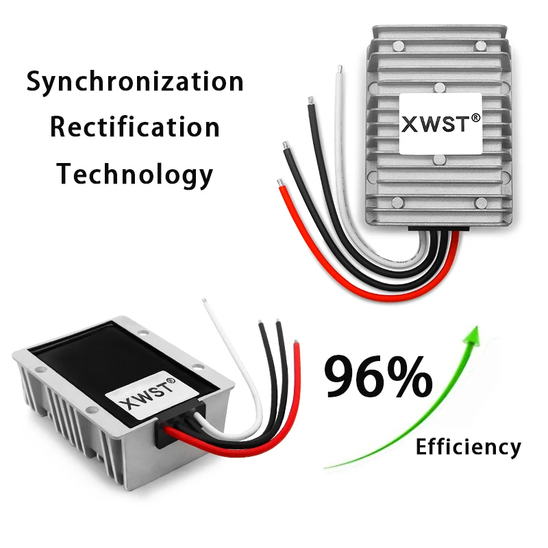 XWST DC DC Constant Current Battery Charger 9-35V 12V 24V to 12.6V 14.5V 5A 8A 12A 15A 22A Lithium Lead-acid with Waterproof