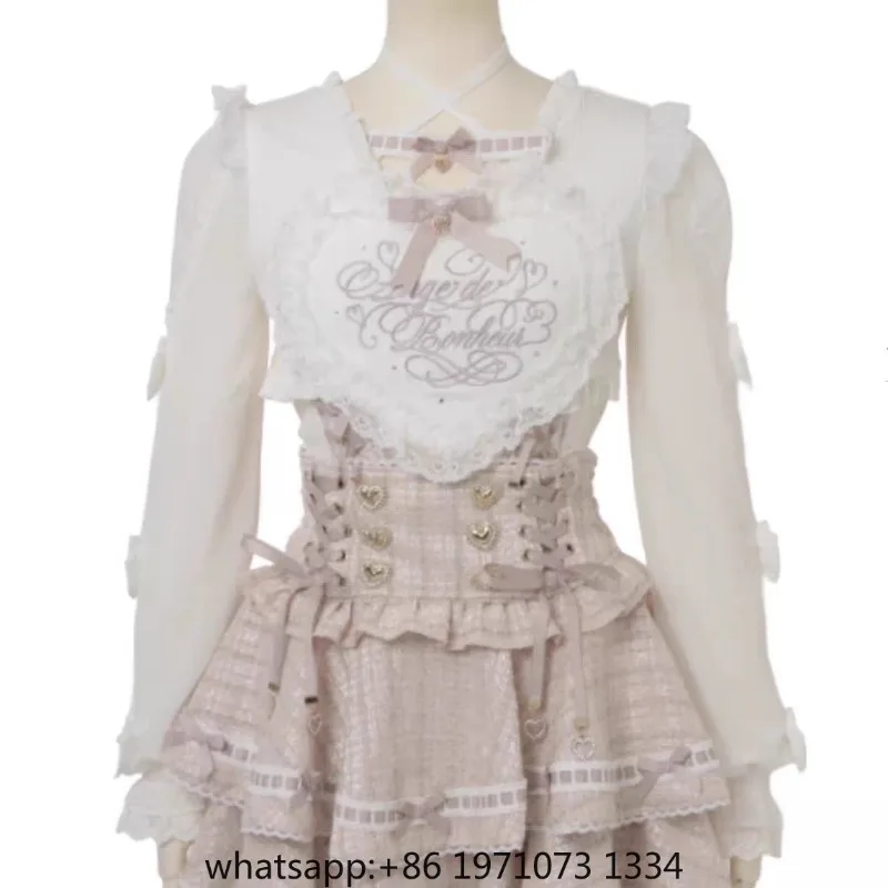 chemise-a-manches-longues-en-dentelle-liz-sweet-lolita-japonaise-avec-grand-cœur-et-bretelles-croisees-nouvelle-collection-printemps-style-y2k-pour-jeune-fille-mignonne-et-princesse-produite-en-serie