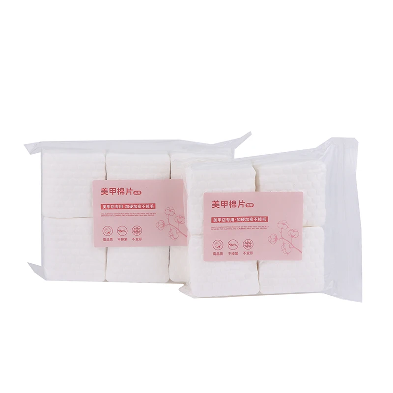 200/500 Pcs Profession 100% Cotton Pads For Nail Wipes Lint-Free Nail CottonGel Polish Remover Nail Art Cleaning Tools
