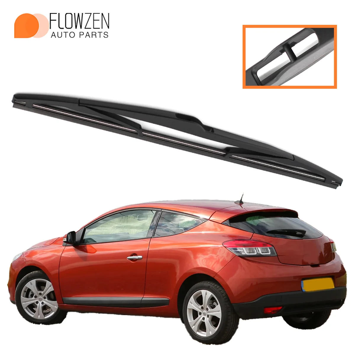 1 Stück Wischer Geeignet für Renault Megane III MK3 Coupé 2009-2016 Autoteile Heckscheibenwischer Wischerblätter Scheibenwischer-Zubehör