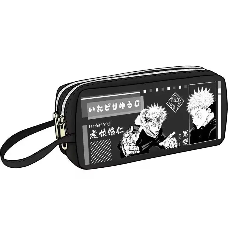 Anime Jujutsu Kaisen Cute Pencil Case Satoru Gojo Cosplay Student Pencil Bags Storage Bags Stationery Office Supplies Fans Gift