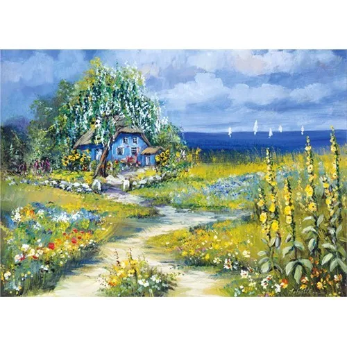 Puzz quebra-cabeça casa de campo (500 peça)