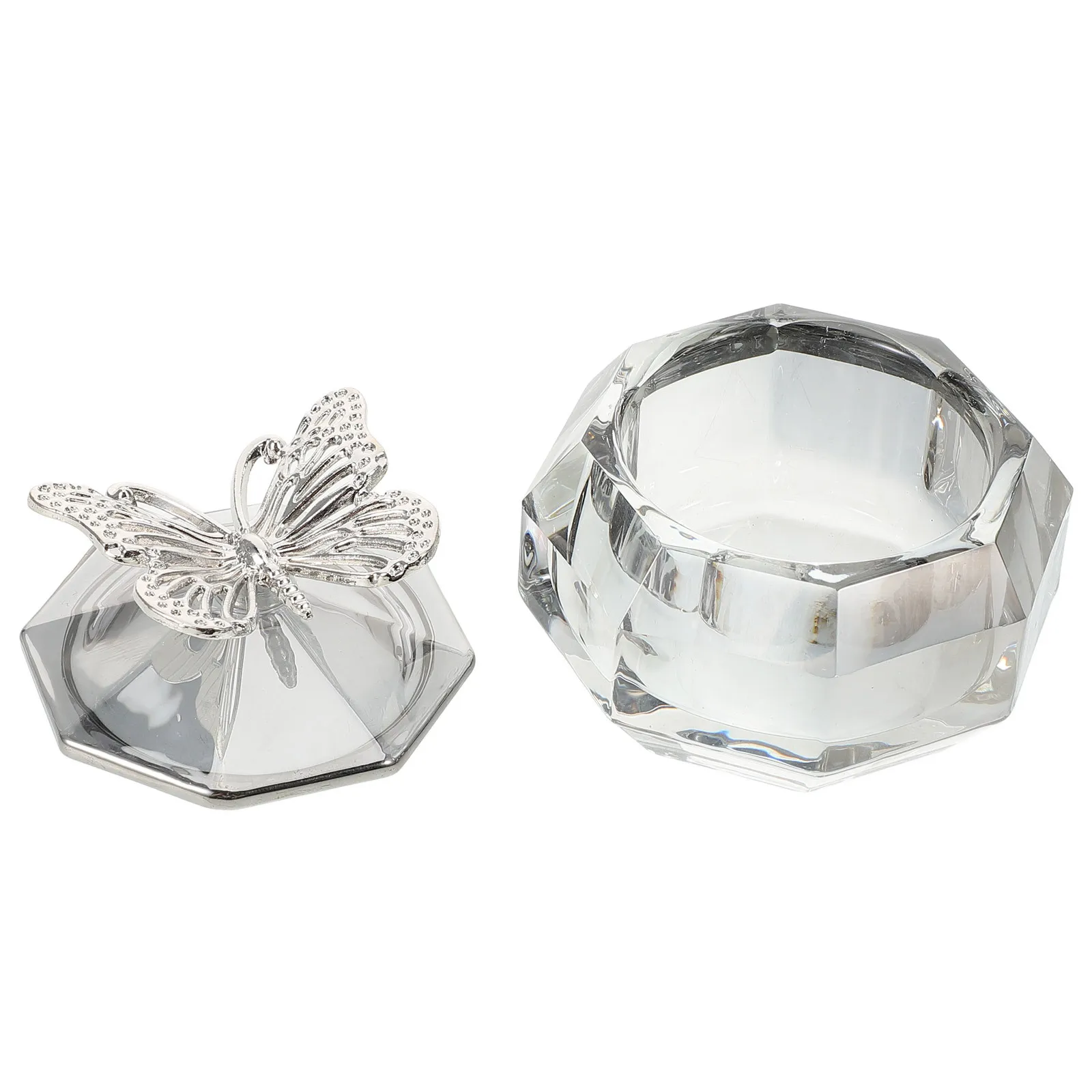 ガラス製ネイルカップ 小型 安定性のある交換可能なネイルディッシュ マニキュア用 アクリルパウダー 液体混合用 蓋付きガラスボウル ネイルディッシュ