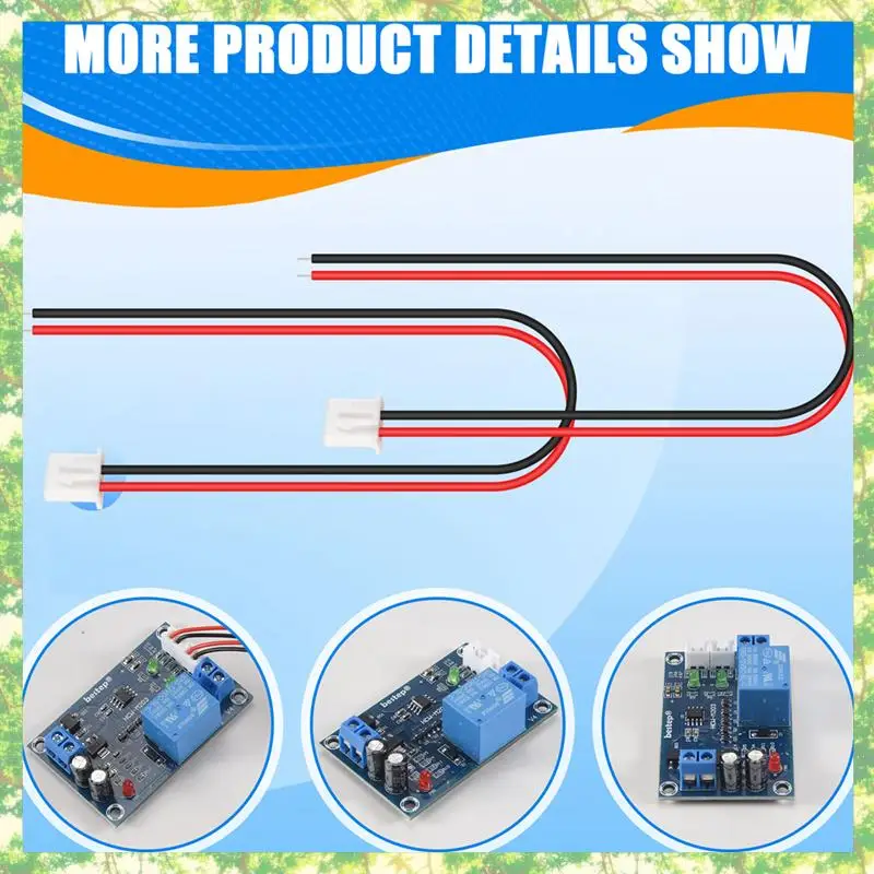 Smart-Xh-M203 Módulo de interruptor de bomba controlador de nivel de agua completamente automático Sensores de relé Ac/Dc 12V