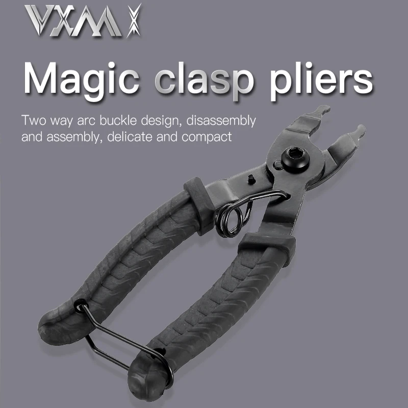 

VXM mountain bike bicycle chain magic buckle tool chain quick release buckle pliers disassembly installatinance wrenchon mainte