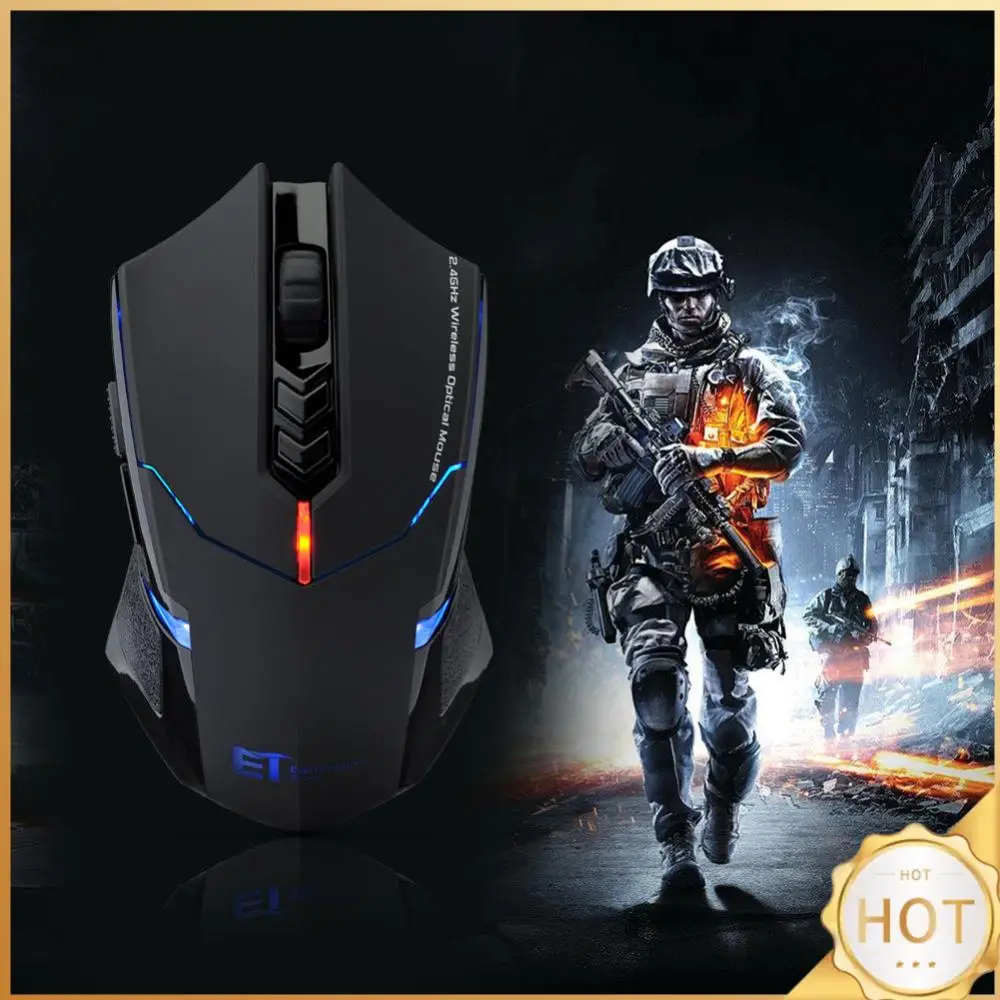 

2.4GHz Wireless Mouse Optical Mice with USB Receiver 7 Buttons Gaming Mouse Ergonomic Mice for Computer Laptop Accessories
