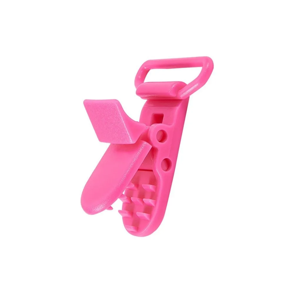 80 PCS 20 Color Plastic Pacifier Suspender Clips Holder for Dummy Soothe Teething Ring Leash Bib Snap Holder Clip Snap