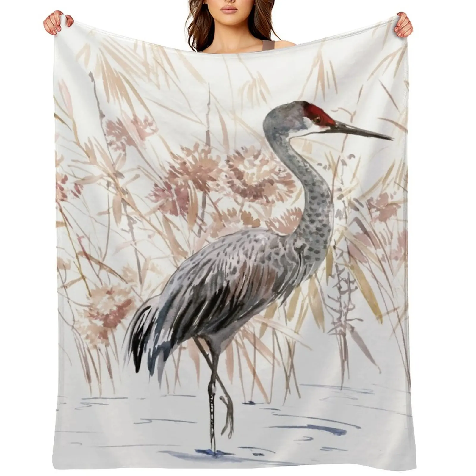 ساندهيل كرين في فلوريدا رمي بطانية أريكة سرير الأرائك الموضة لينة أفخم منقوشة الفانيلا البطانيات #2