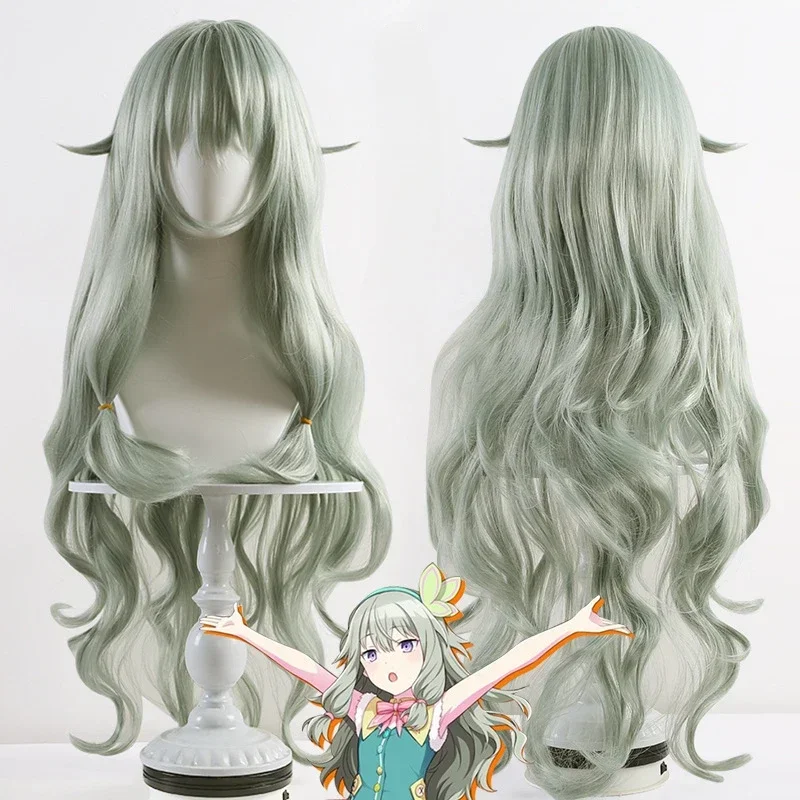 

Косплей Project Sekai Wig Косплей Kusanagi Nene Panggung Warna-warni Wig Hiethu Panjang Аниме Косплей Парик Sintetis Tahan Panas