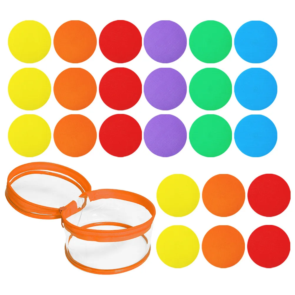 

1Set Early Education Learning Dots Colorful Round Carpet Markers for Kids Classroom Activity Spot Identification Floor Pads