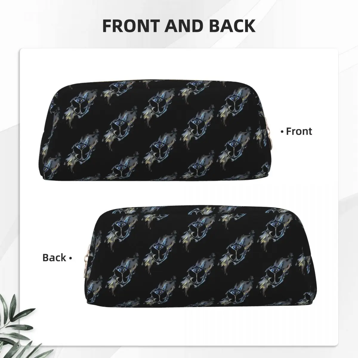 Tomorrowland Belgian Electronic Dance Music Festival Pencil Cases for Students School Pen Box Pencil Bag Pencil Pouch Pen Holder