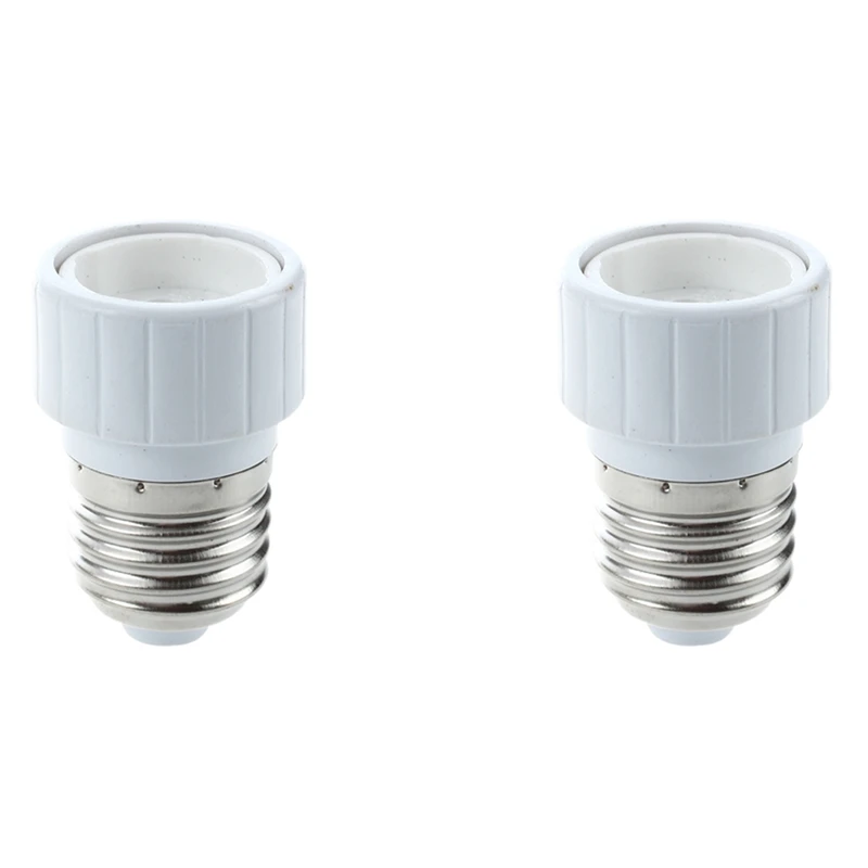 

2X Lamp Adapter Lamp Socket For Gu10 To E27 Light Bulbs