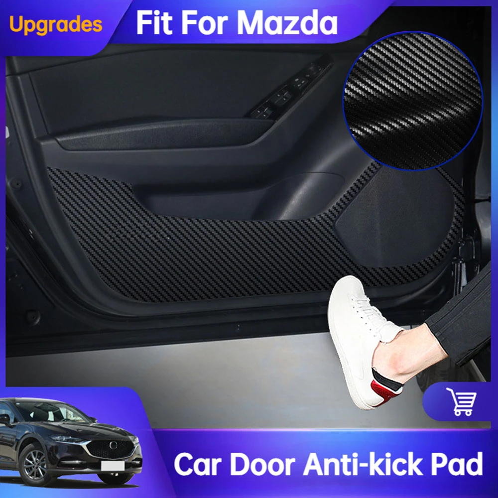 

Car Door Anti-kick Pad Fit For Mazda AXELA ATENZA 2014-2019 2020 Protector Mats Cover Sticker Car interior Accessories