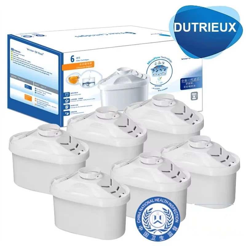 

Универсальный 2/6 шт. картридж для фильтров для воды для Brita Maxtra, сменные картриджи для фильтров для хлора с уменьшающим распуском для кухни