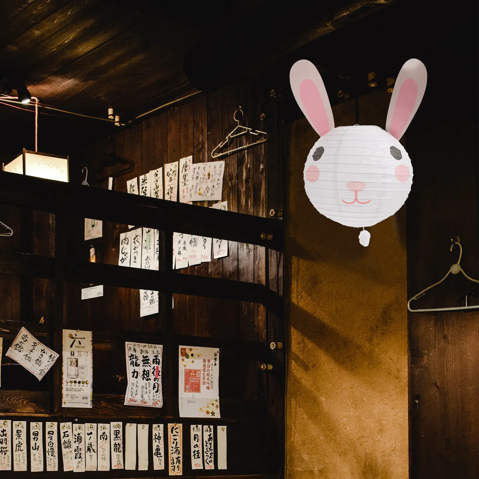 

2 шт. фонариков в форме кролика из бумаги и металла для дня рождения, тематического декора в стиле леса, детской комнаты, сада