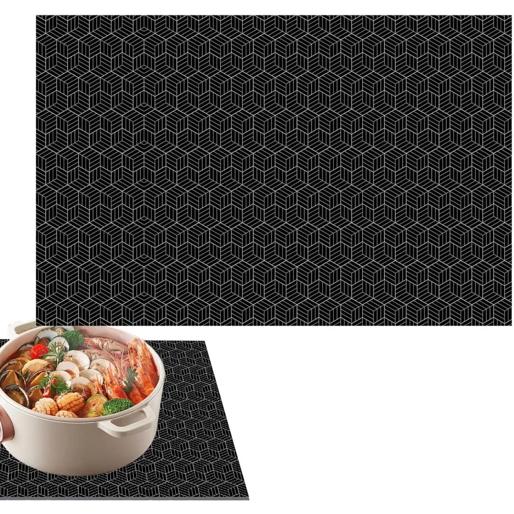 Induction Cooktop Mats Stove Mat Anti Slip Pad Scratch Resistant Heat Resistant Counter Protector for Kitchen Stove Home Tools