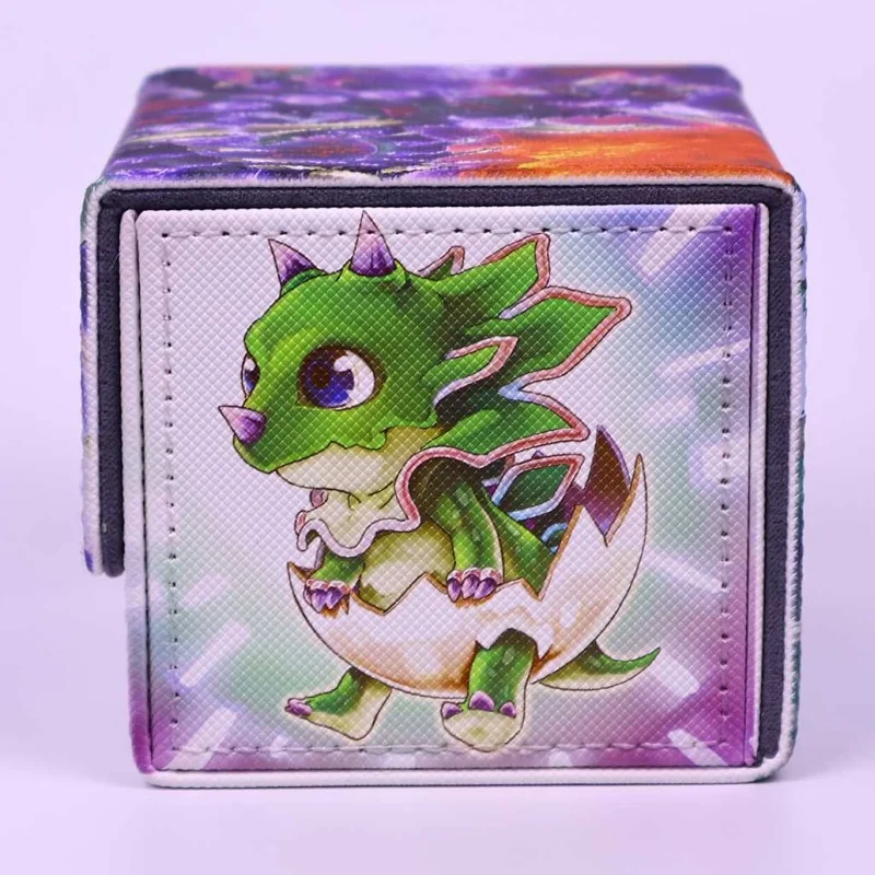 Ultimate Conductor Tyranno Babycerasaurus Yu-Gi-Oh! Card Case Diy Quality Leather Action Toy Figures Game Collection Storage Box