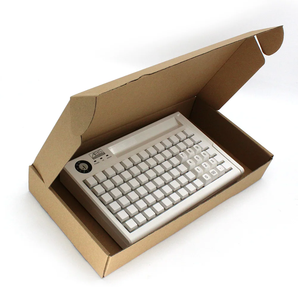 ATV&UTVABS KB-78S Mini 78 Keys New USB Cashier Accounting Keyboard Black Programmable Anti-Ghosting Waterproof