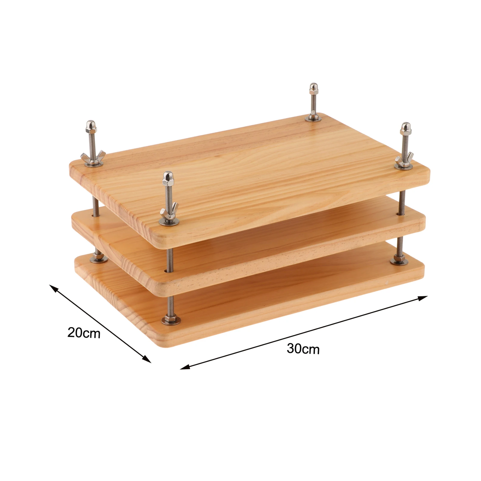 Houten Boekpersen, Boekbindgereedschap Handig Handmatige Draagbare Bindpersen Voor Desktop-Diy Boekbinden