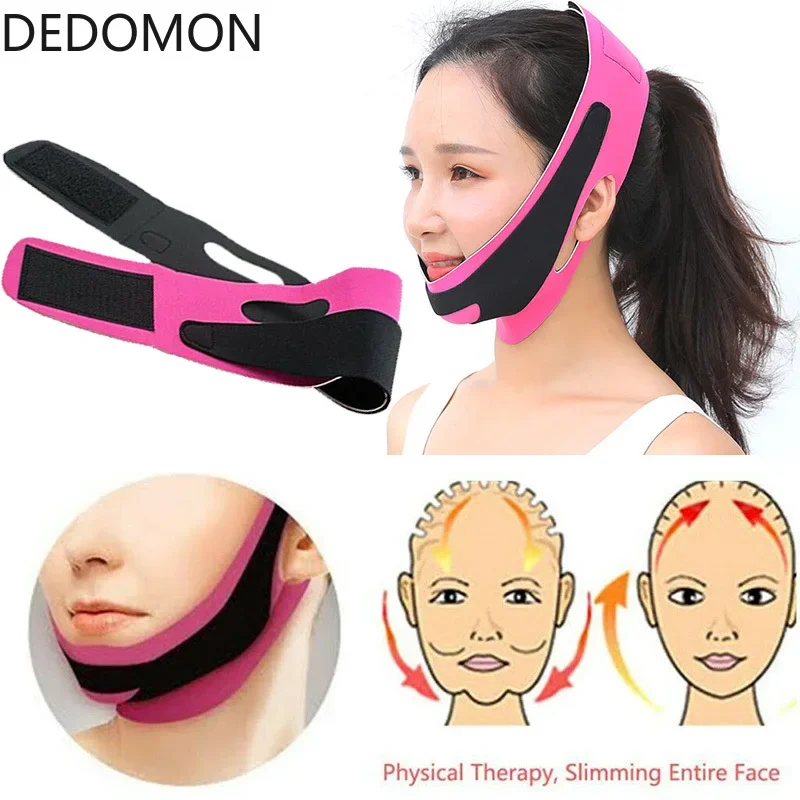 Delicate Facial Thin Face Mask Slimming Bandage Shaper Lift Reduce Double Chin Face Mask Face Thining Band Weight Loss