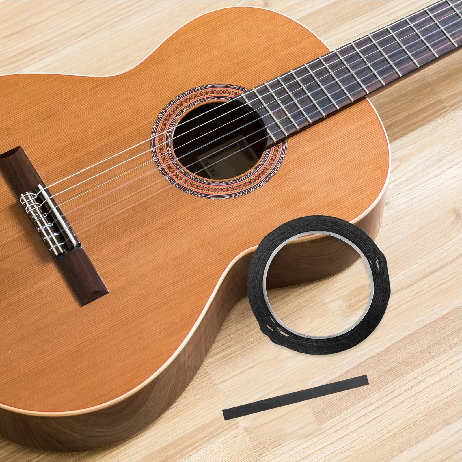 

1 Roll Clear Violin Finger Position Stickers Cuttable Fretboard Tape For All Sizes Easy Apply Long Lasting Adhesive Learning