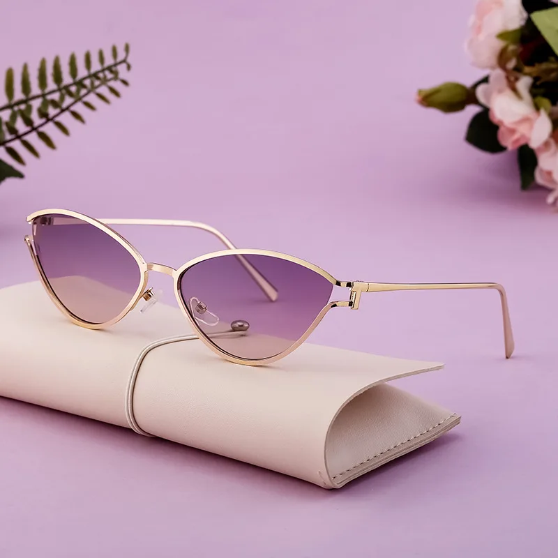 خمر إطار صغير ظلال الرجعية البيضاوي الأسود النظارات الشمسية للجنسين الفاخرة العلامة التجارية مصمم الوردي نظارات شمسية الإناث السفر النظارات