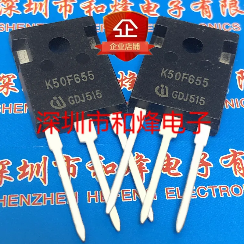 

5шт-10шт IKW50N65F5 K50F655 TO-247 650В 50А НОВЫЙ И ОРИГИНАЛЬНЫЙ НА СКЛАДЕ
