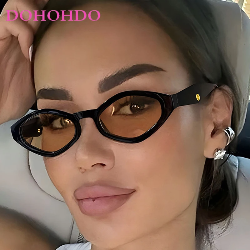

Fashion Trend Small Frame Polygonal Women Sunglasses New Luxury Brand Men Sunglass Outdoor Driving Travel Eyewear Ladies UV400
