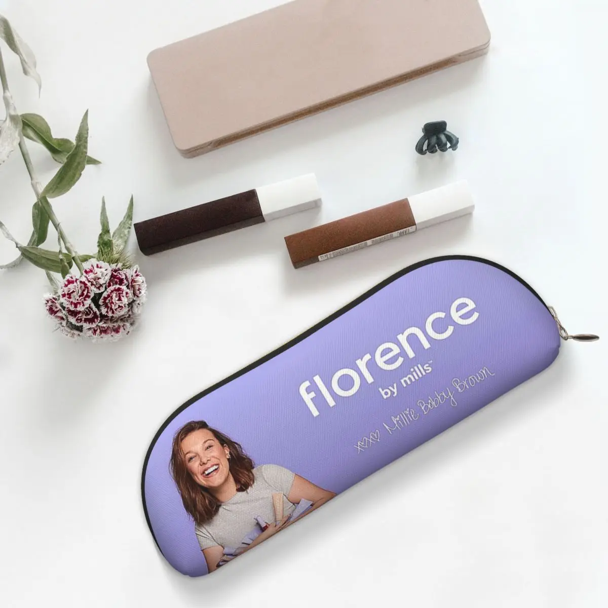 Florence by mills lápis caso lápis bolsa de armazenamento artigos de papelaria suprimentos grande capacidade caneta caixa saco de lápis para estudantes escola