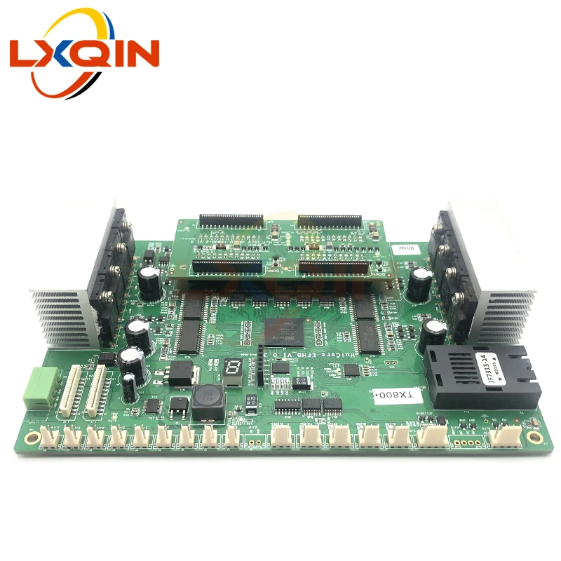 LXQIN TX800 Double Head Huicore carriage board for Epson tx800 double print head optical fiber version for large format printer