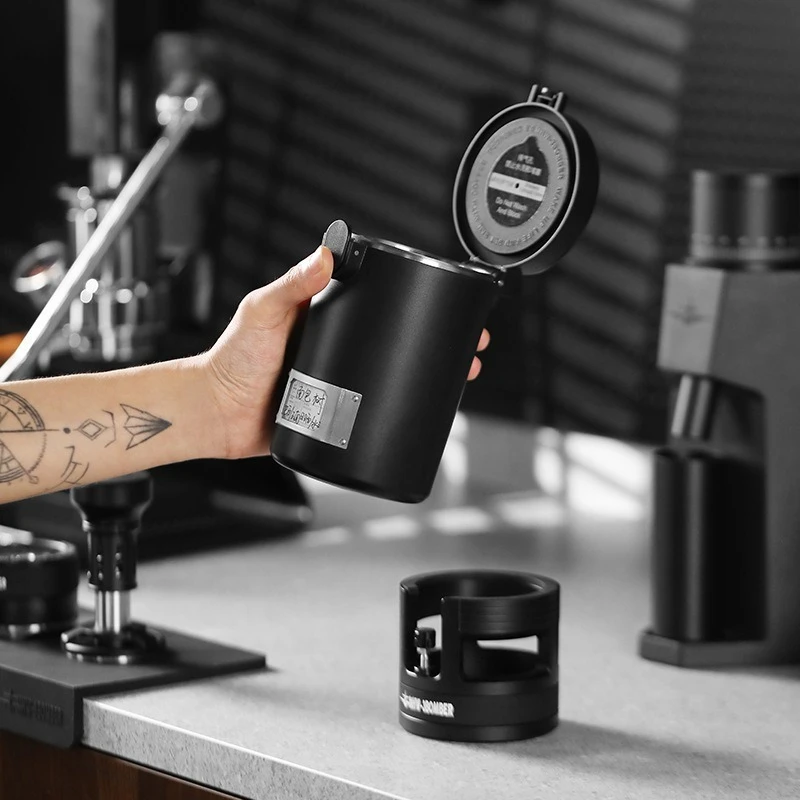 

Герметичный контейнер для кофейных зерен с термометром, двухслойный, для хранения специй, специальный кухонный органайзер