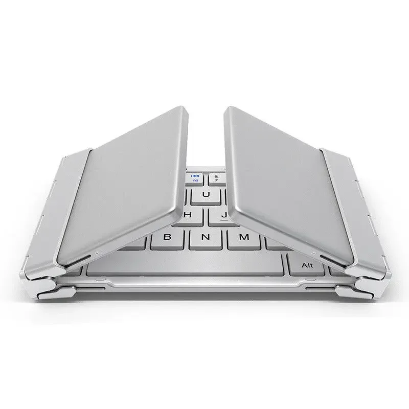 

Беспроводная Bluetooth-клавиатура Trifold, универсальная офисная клавиатура для планшетов, телефонов и компьютеров, портативная.