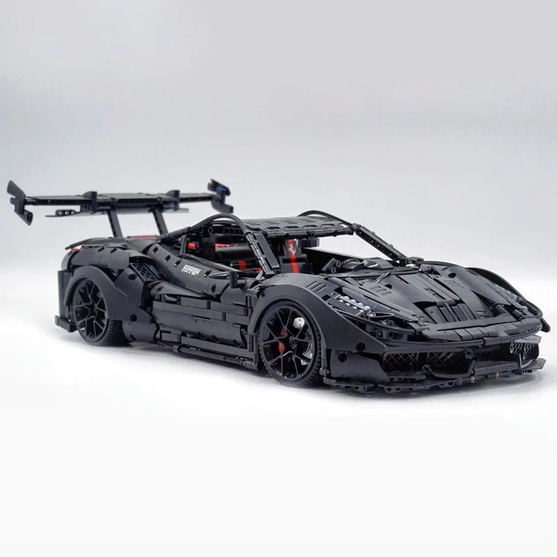 New MOC-61043 Technical Racing Sport Car Building Blocks Bricks Plating Color Super car Model Puzzle Toy Brithday Gifts For Kids