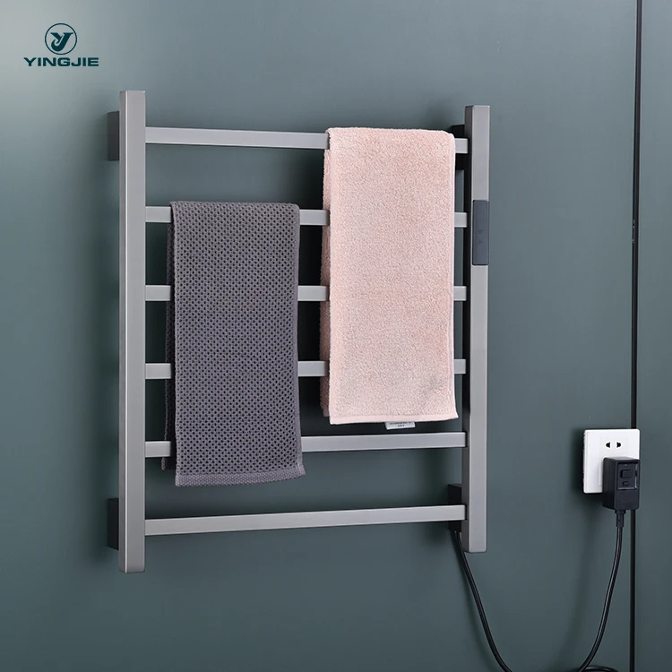 Radiator stainless steel heated towel rack vertical heated towel rail for bathroom